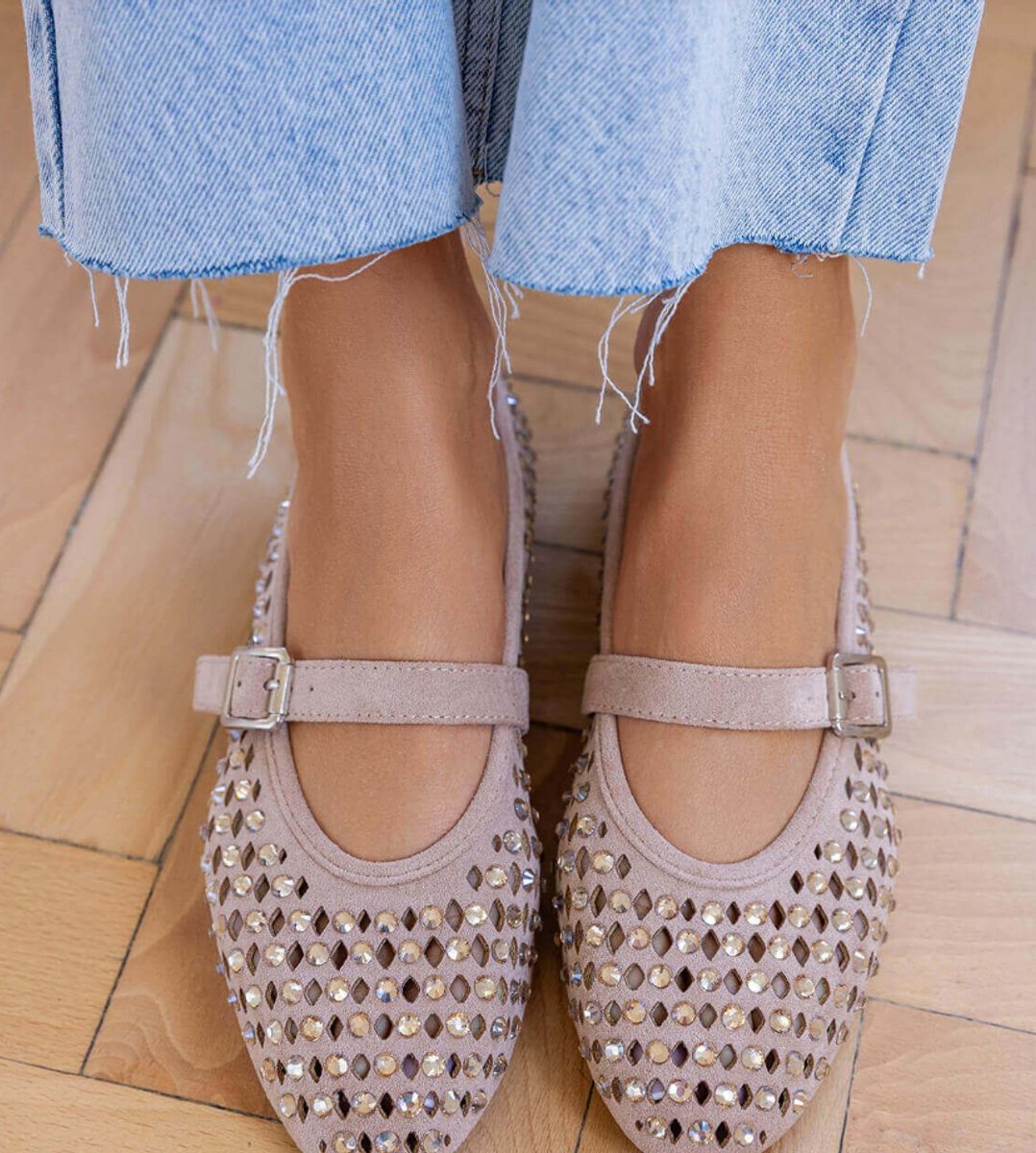 BALLERINA MED STRASS