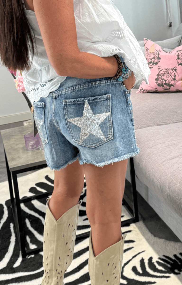 STAR STUDDED SHORTS